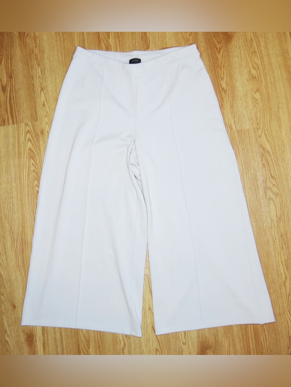 NWT J. Jill Wearever Double-Face Jersey Pintucked Crop Pants in Marble Color XL
